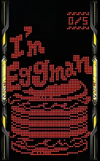 ハンバーガー「I'm Eggman」出現時の参考画像