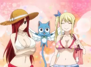 ハッピー&ルーシィ&エルザ
