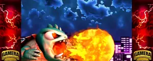 大怪獣バトル中の画面