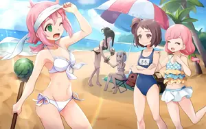 ビーチ：味方サイド