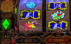 リール左の魔石ランプ拡大画像