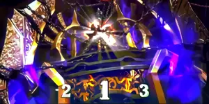 種別決定ゲームの画面