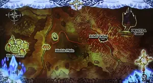 ステージチェンジ時の地図画面