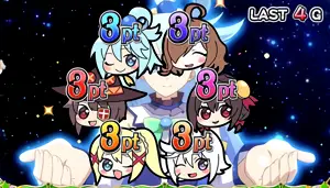 全員分のキャラpt表示画面