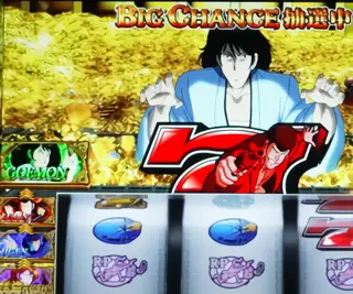 リール左にキャラ選択画面