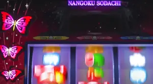 リール左の蝶ランプ点灯の参考画像