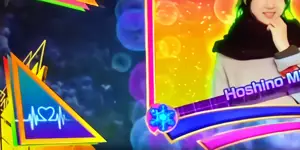 LOVE RUSH中の青ハート