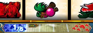 リール下部の戦況ゲージ拡大画像