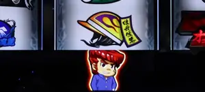 リール下にSDキャラ出現