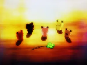 ゲコ太指人形