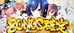 ボーナス確定画面の金文字参考画像