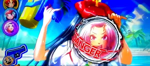 奥方(DANGER)アイコン抽選中の画面