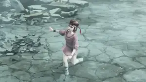 つまずく