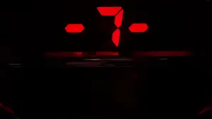 カウントダウン7突入画面
