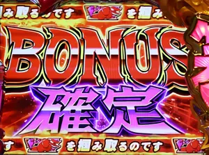 BONUS確定画面