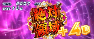 絶対領域のG数上乗せ時の参考画像