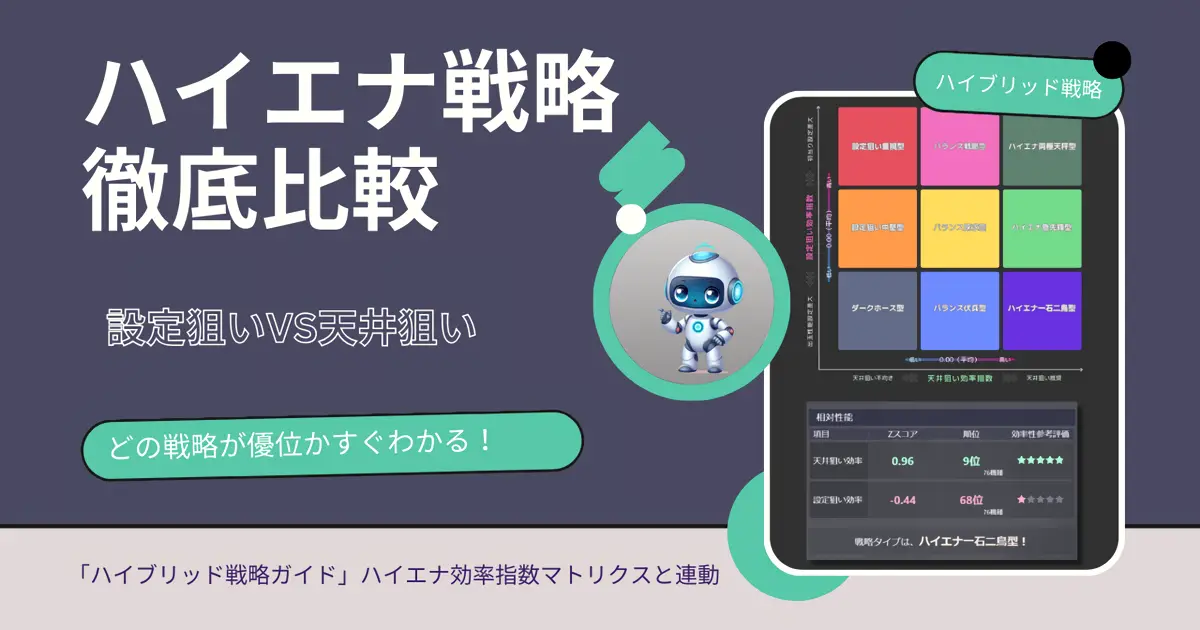 ハイエナ戦略 徹底比較ページのアイキャッチ画像
