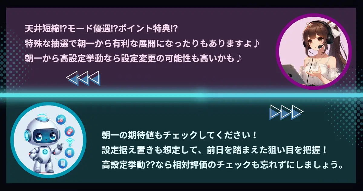 朝一リセット狙い立ち回りガイドのアイキャッチ画像